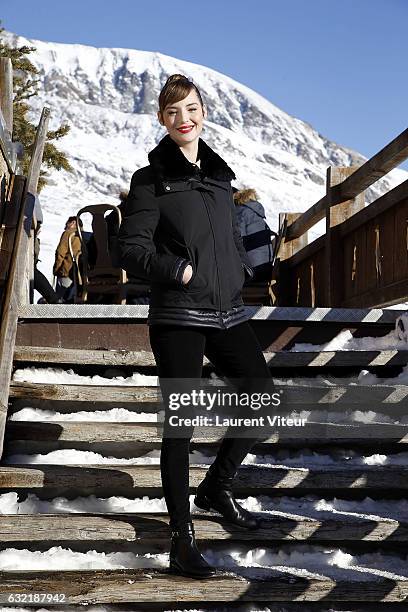Actress Louise Bourgoin attends "Sous le Meme Toit" Photocall At Hotel Chamois d'Or on January 20, 2017 in Alpe d'Huez, France.