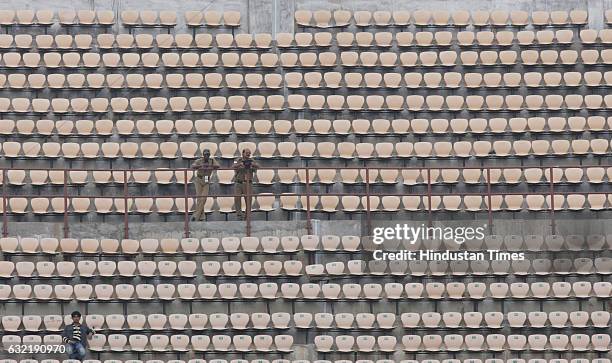 Cricket - Champions League T20 - CLT20 - The stands were empty during the Airtel Champions Twenty20 League. A match between Somerset CCC and the NSW...