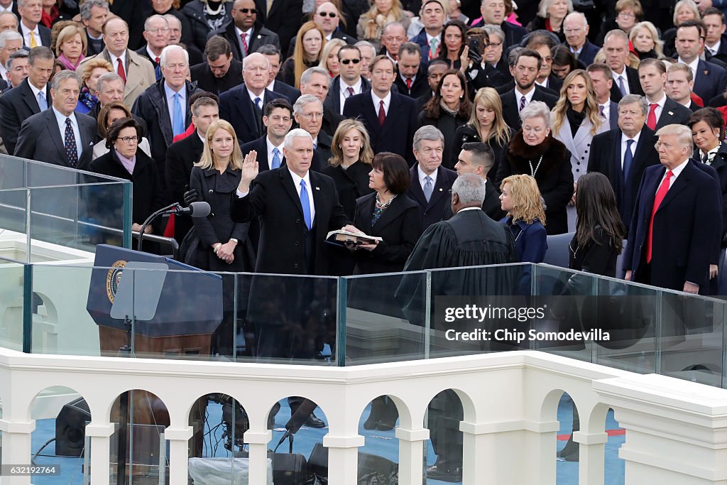 Donald Trump Is Sworn In As 45th President Of The United States