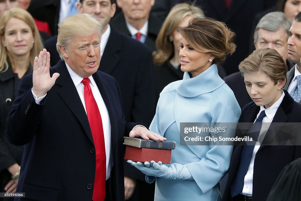 Donald Trump Is Sworn In As 45th President Of The United States