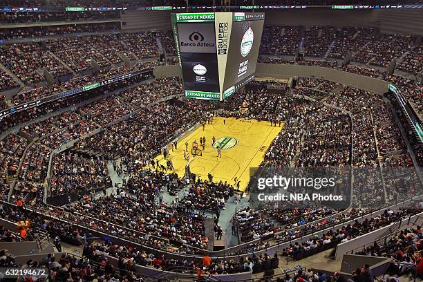 General view of Arena Ciudad de Mexico before the San Antonio Spurs game against the Phoenix Suns as part of NBA Global Games on January 14, 2017 in...