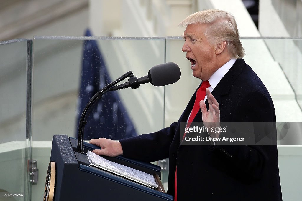 Donald Trump Is Sworn In As 45th President Of The United States