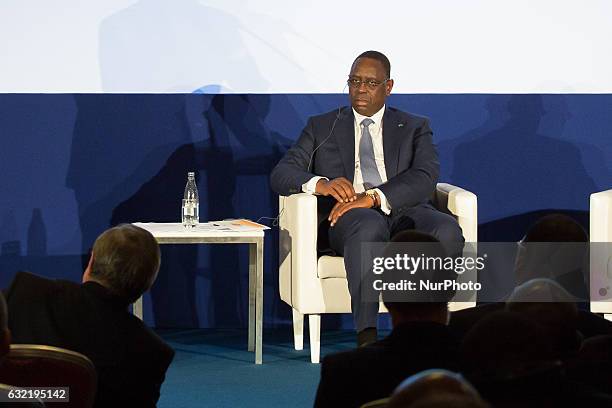 President of Senegal, Macky Sall in Warsaw, Poland on 27 October 2016