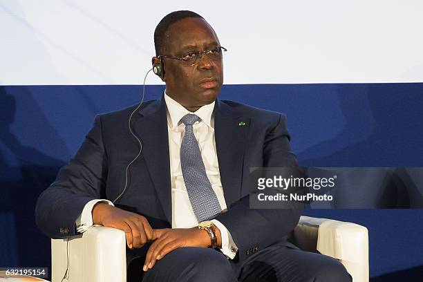 President of Senegal, Macky Sall in Warsaw, Poland on 27 October 2016