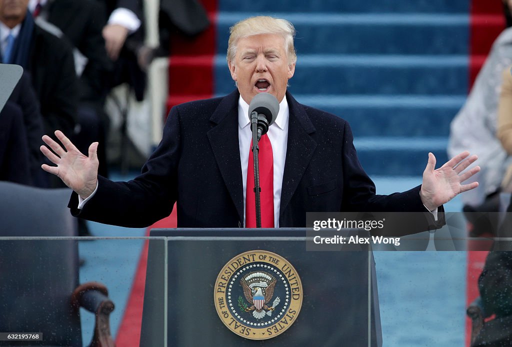 Donald Trump Is Sworn In As 45th President Of The United States