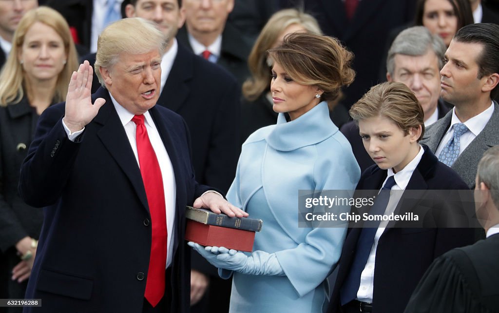 Donald Trump Is Sworn In As 45th President Of The United States