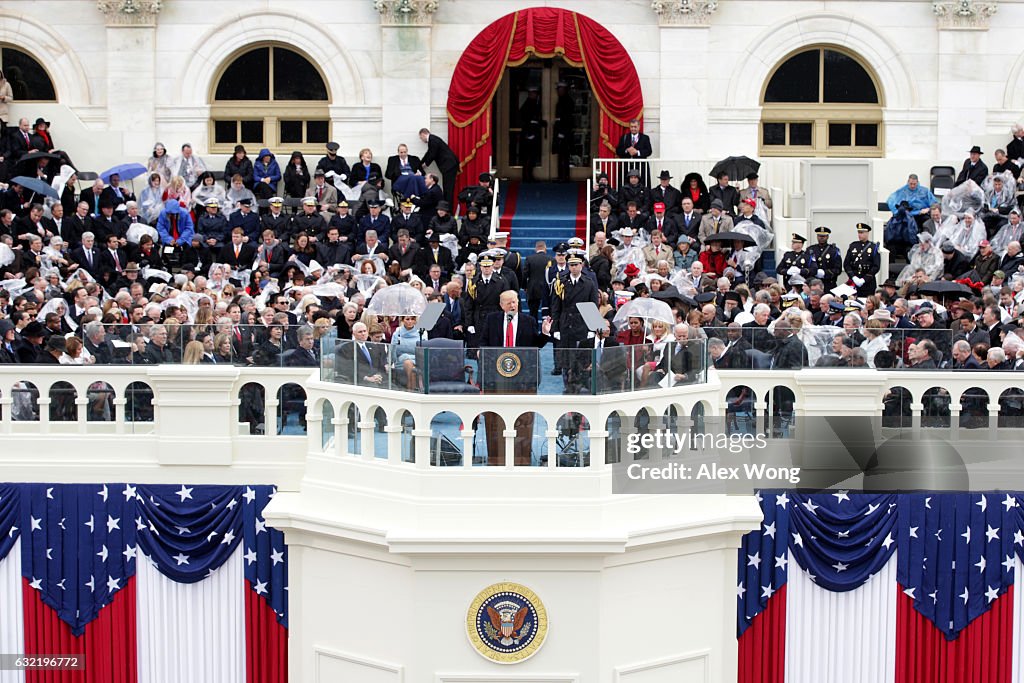 Donald Trump Is Sworn In As 45th President Of The United States