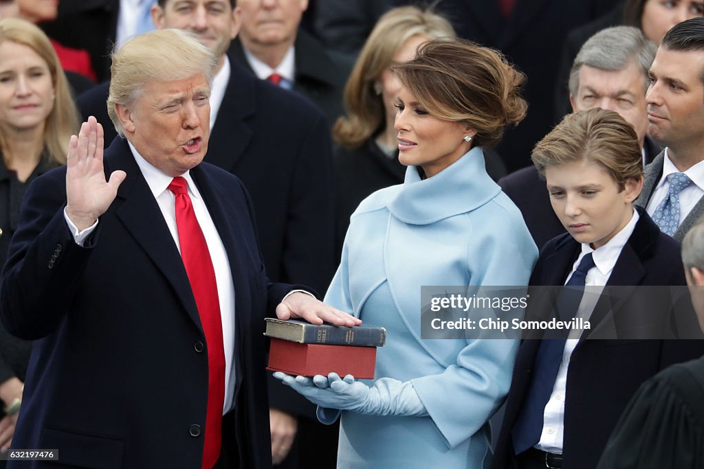Donald Trump Is Sworn In As 45th President Of The United States
