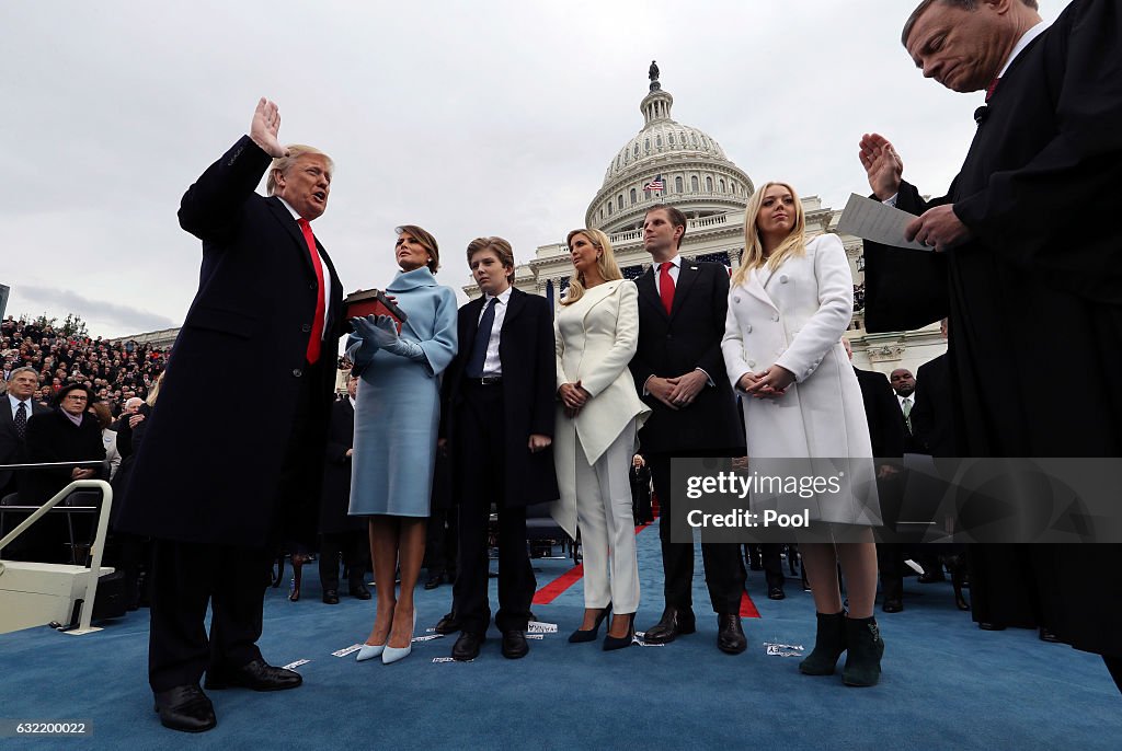 Donald Trump Is Sworn In As 45th President Of The United States