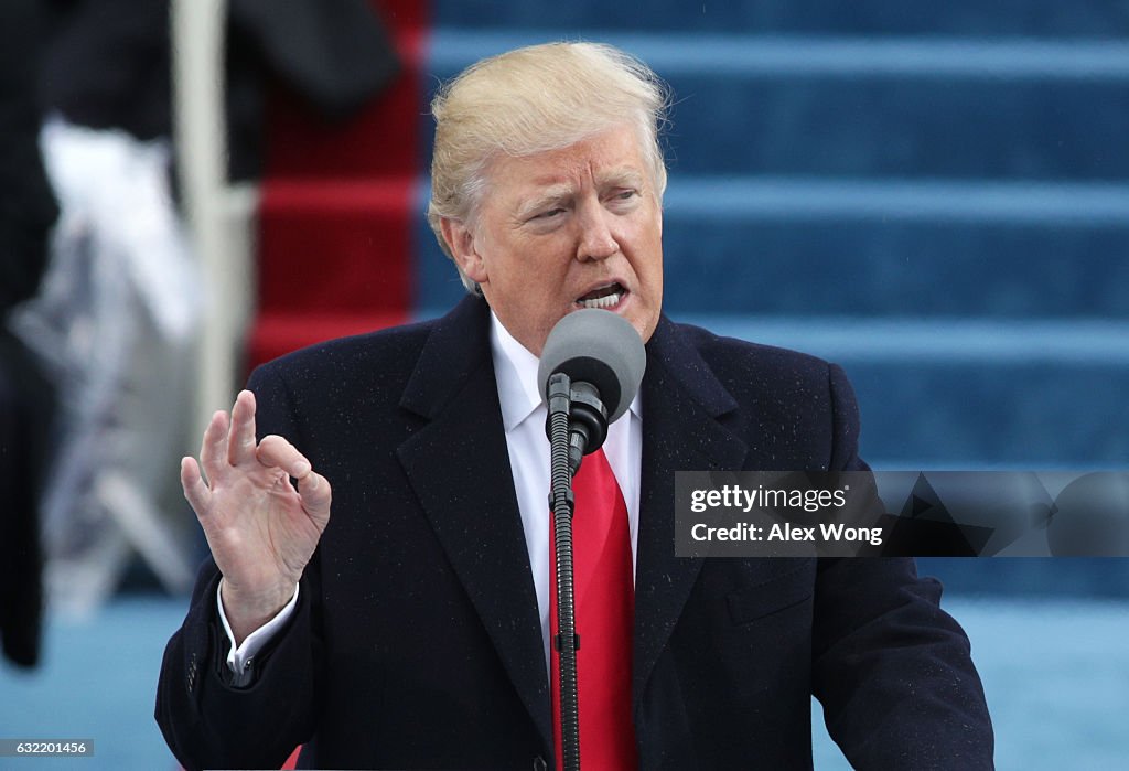 Donald Trump Is Sworn In As 45th President Of The United States