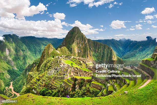 machu picchu, peru - machu picchu stock-fotos und bilder