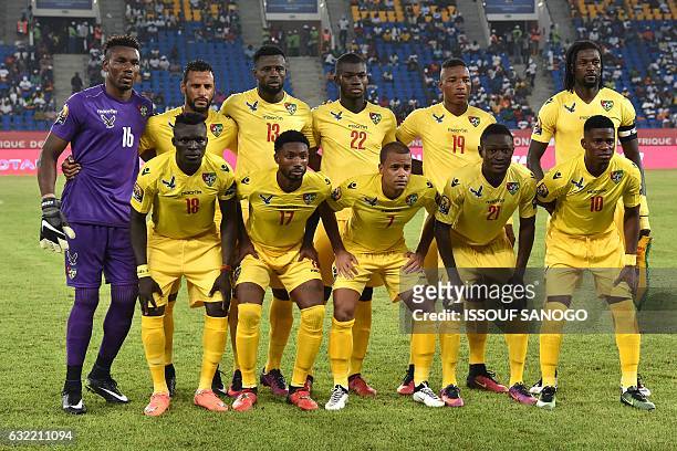 Togo's squad goalkeeper Kossi Agassa, midfielder Alaixys Romao, defender Sadat Ouro-Akoriko, midfielder Ihlas Bebou, forward Kodjo Fo-Doh Laba,...