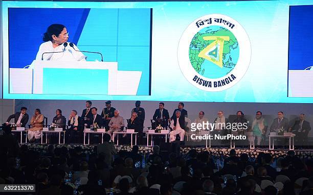 The third edition of Bengal Global Business Summit inaugurated in Kolkata , India on Friday , 20th January , 2017.Indian President Pranab Mukherjee...