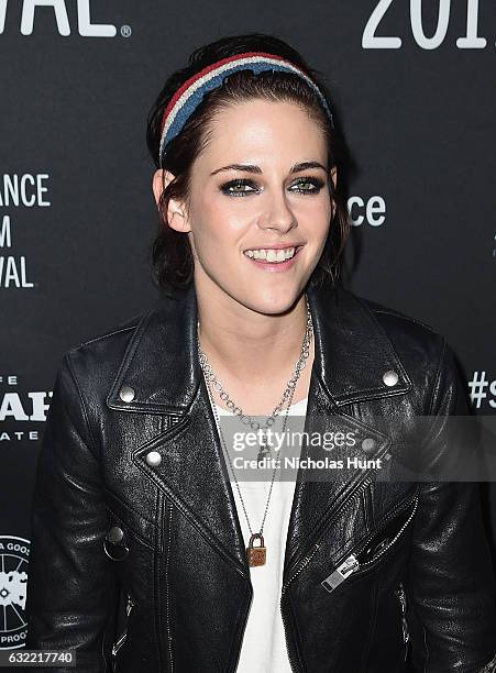 Actress Kristen Stewart attends the "Short program 1" during day 1 of the 2017 Sundance Film Festival at Prospector Square on January 19, 2017 in...