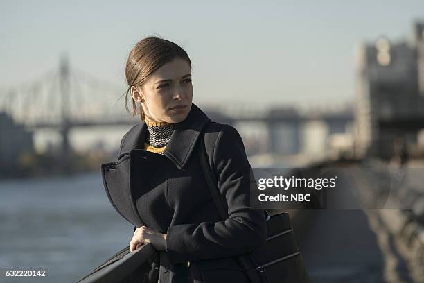 Decline and Fall" Episode 1809 -- Pictured: Ariane Rinehart as Sarah Morrissey --