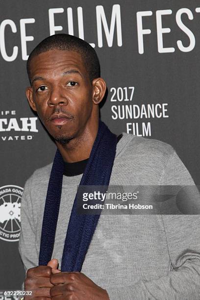 Actor George Sample III attends "Person To Person" Premiere during the 2017 Sundance Film Festival at Library Center Theater on January 20, 2017 in...
