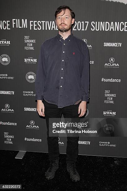 Director and Screenwriter Dustin Guy Defa attends "Person To Person" Premiere during the 2017 Sundance Film Festival at Library Center Theater on...