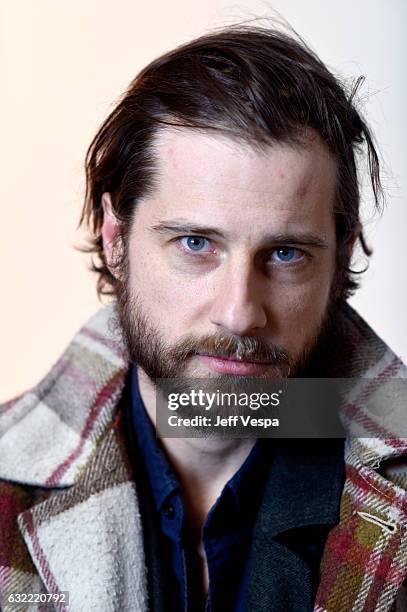 Actor Kentucker Audley from the film "L.A. Times" poses for a portrait in the WireImage Portrait Studio presented by DIRECTV during the 2017 Sundance...
