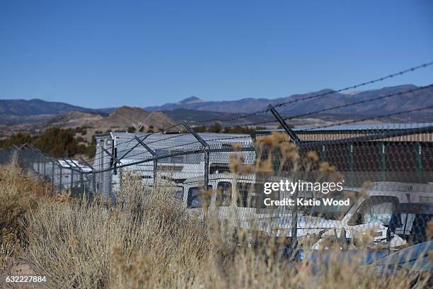 The storage units where evidence from a 10-year-old murder case was found in Canyon City, Colorado on Thursday, January 19, 2017. Seventeen-year-old...