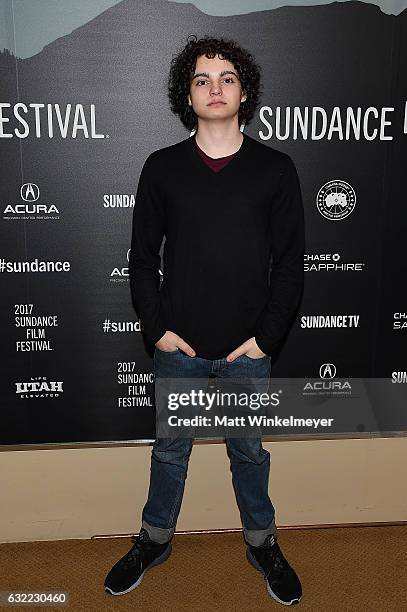 Actor Max Burkholder attends the Independent Pilot Showcase during day 2 of the 2017 Sundance Film Festival at Egyptian Theatre on January 20, 2017...