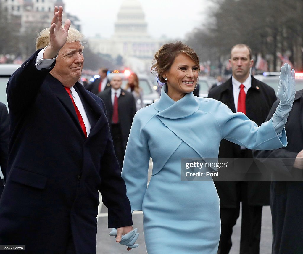 Parade Celebrates Presidential Inauguration Of Donald Trump