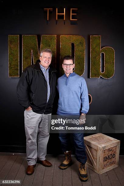 Producer Chris Moore and IMDb COO Rob Grady attend The IMDb Studio featuring the Filmmaker Discovery Lounge, presented by Amazon Video Direct: Day...