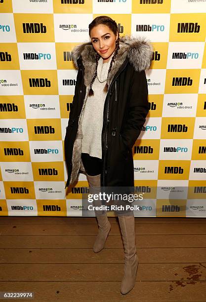 Olivia Culpo attends The IMDb Studio featuring the Filmmaker Discovery Lounge, presented by Amazon Video Direct: Day One during The 2017 Sundance...