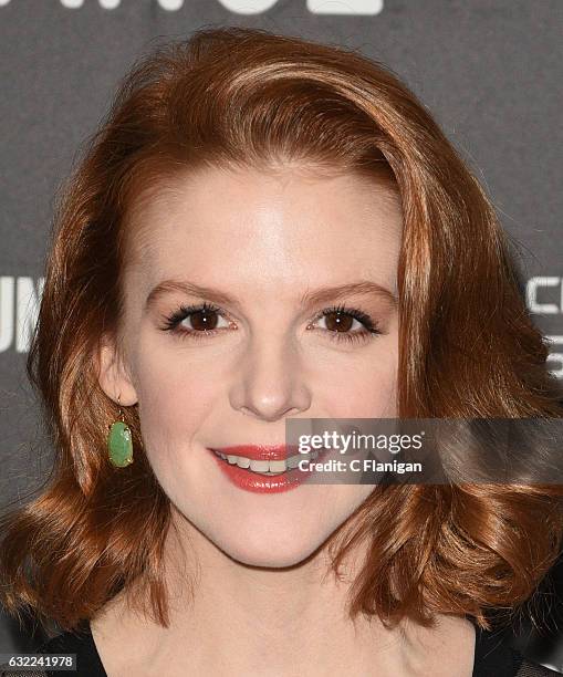 Actress Ashley Bell attends the 'Novitate' premiere during day 2 of the 2017 Sundance Film Festival at Eccles Center Theatre on January 20, 2017 in...