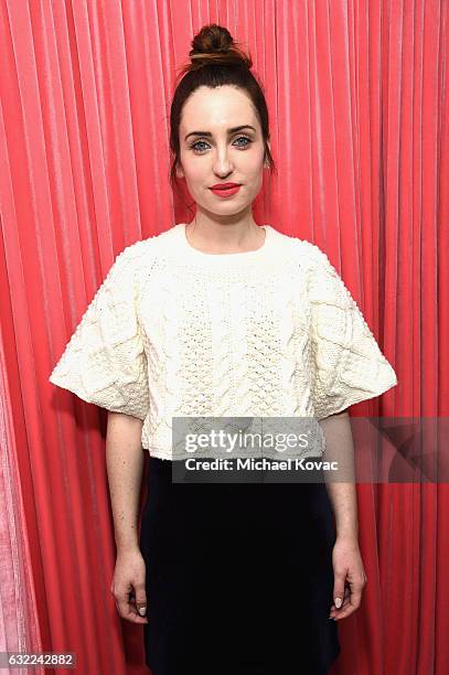 Zoe Lister-Jones attends Park City Live Presents The Hub Featuring The Marie Claire Studio and the 4K ULTRA HD Showcase Brought to You by the...