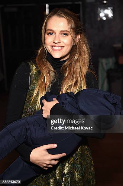 Teresa Palmer attends Park City Live Presents The Hub Featuring The Marie Claire Studio and the 4K ULTRA HD Showcase Brought to You by the Consumer...