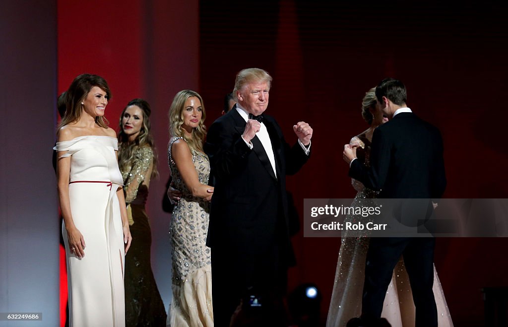 President Donald Trump Attends Inauguration Liberty Ball