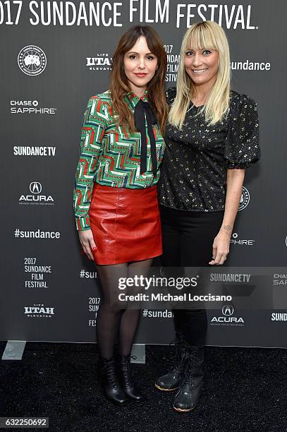 Filmmaker/actress Michelle Morgan and casting director Amey Rene attend the "L.A Times" premiere during day 2 of the 2017 Sundance Film Festival at...