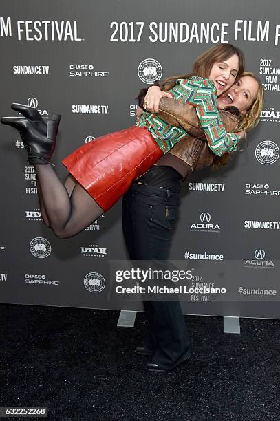 Filmmaker/actress Michelle Morgan and actress Margarita Levieva attend the "L.A Times" premiere during day 2 of the 2017 Sundance Film Festival at...