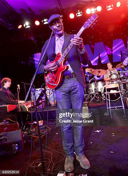 Musician Keb' Mo' performs onstage during the 2017 NAMM Show at the Anaheim Convention Center on January 20, 2017 in Anaheim, California.