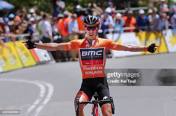 19th Santos Tour Down Under 2017/ Stage 5 - Men Arrival / Richie PORTE Orange Leader Jersey / McLaren Vale - Willunga Hill 382m / BikeExchange Stage...