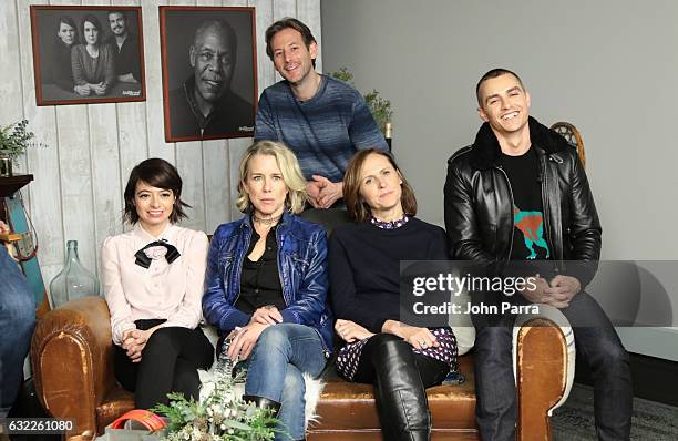 Kate Micucci, Lauren Weedman, Jeff Baena, Molly Shannon and Dave Franco from the film 'The Little Hours' poses for a portrait in the The Hollywood...