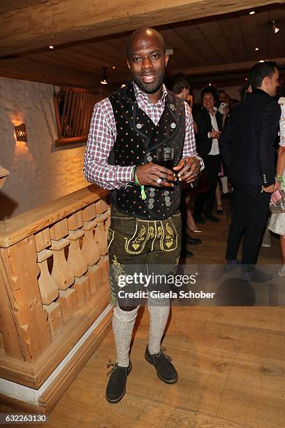 Hans Sarpei during the Weisswurstparty at Hotel Stanglwirt on January 20, 2017 in Going near Kitzbuehel, Austria.