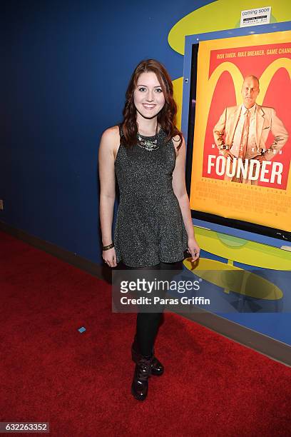 Actress Anna East attend "The Founder" Atlanta Premiere at Landmark Midtown Art Cinema on January 20, 2017 in Atlanta, Georgia.