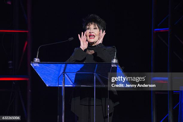Chita Rivera attends during Concert For America: Stand Up, Sing Out! Town Hall on January 20, 2017 in New York City.