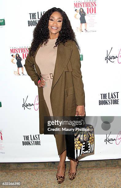 Personality Tami Roman attends her book signing for "Mistress 101" at The Last Bookstore on January 20, 2017 in Los Angeles, California.