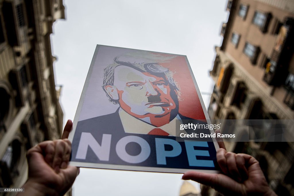 Women's March In Barcelona
