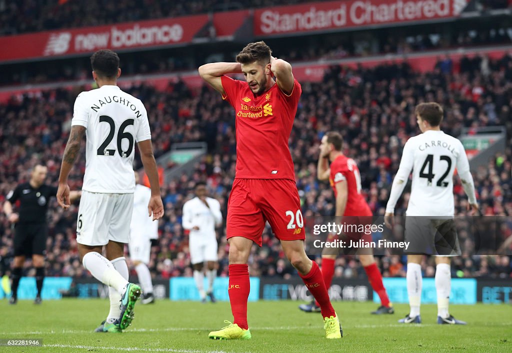 Liverpool v Swansea City - Premier League