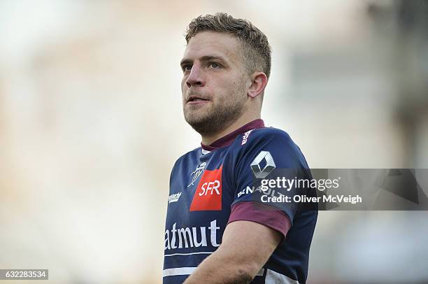 Belfast , Ireland - 21 January 2017; Ian Madigan of Bordeaux-Begles during the European Rugby Champions Cup Pool 5 Round 6 match between Ulster and...