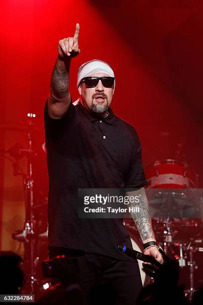Real performs during the Prophets Of Rage And Friends' Anti-Inaugural Ball at Teragram Ballroom on January 20, 2017 in Los Angeles, California.
