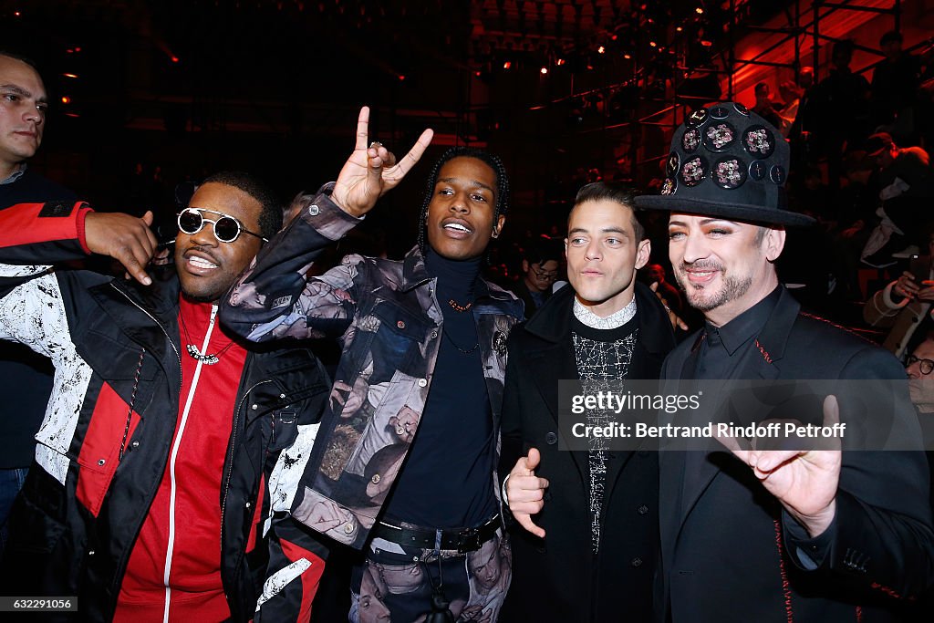Dior Homme : Front Row - Paris Fashion Week - Menswear F/W 2017-2018