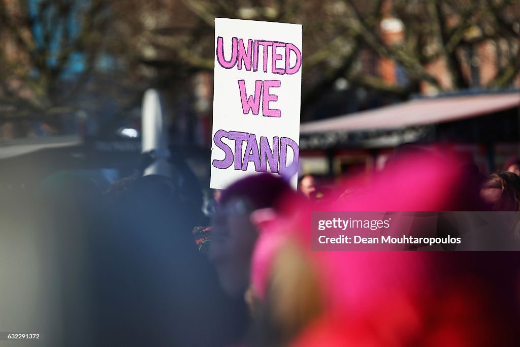 Women's March In Amsterdam