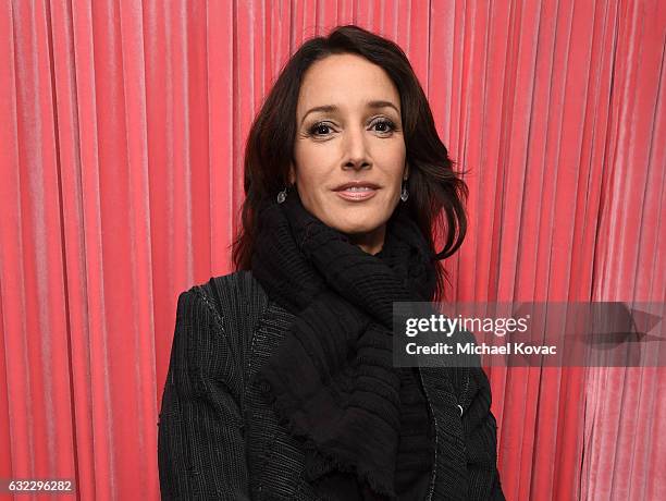 Actress Jennifer Beals attends Park City Live Presents The Hub Featuring The Marie Claire Studio and the 4K ULTRA HD Showcase Brought to You by the...