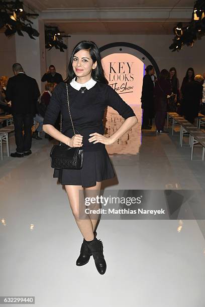 Collien Ulmen-Fernandes attends the 'Key Looks - The Show!' presented by Fashion ID show during the Mercedes-Benz Fashion Week Berlin A/W 2017 at...