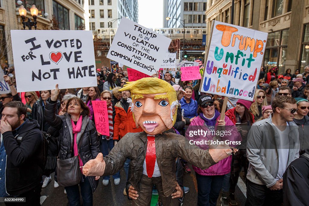 Women's March Held In Chicago