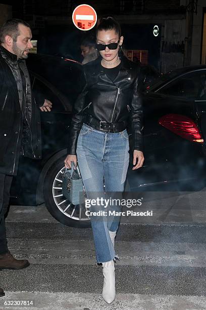 Bella Hadid Paris January 21, 2017 – Star Style